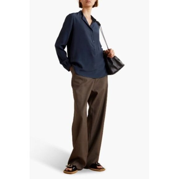 STELLA MCCARTNEY Eva silk crepe de chine blouse - Picture 1 of 8